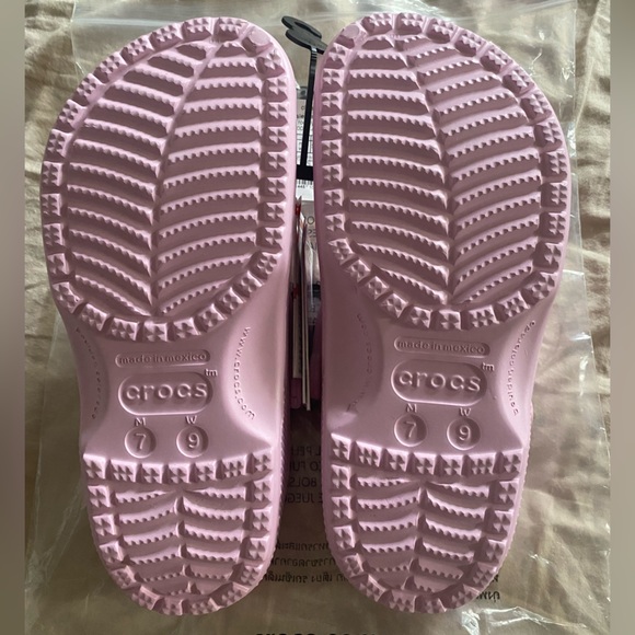 NWT Light Pink Crocs - Picture 3 of 3